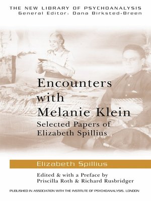cover image of Encounters with Melanie Klein